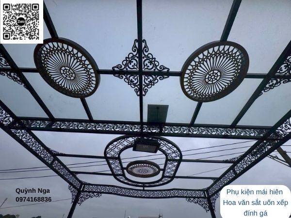 Hoa Văn Sắt Uốn - Phụ Kiện Mái hiên Sắt Mỹ Thuật Hoa Văn Sắt Uốn - Phụ Kiện Mái hiên Sắt Mỹ Thuật