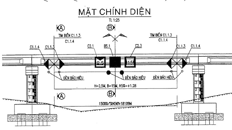 Bố trí biển báo giao thông thủy trên cầu