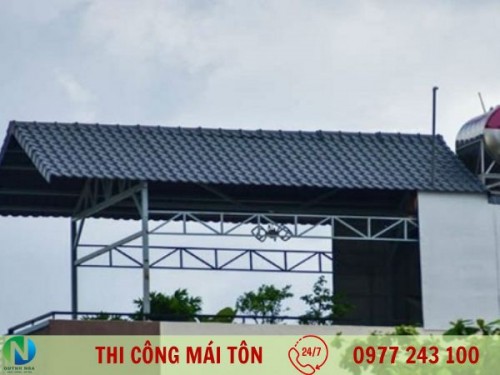 Mái Che Sân Thượng Bằng Tôn - Cung Cấp Lắp Đặt Gía Rẻ Tại Hồ Chí Minh