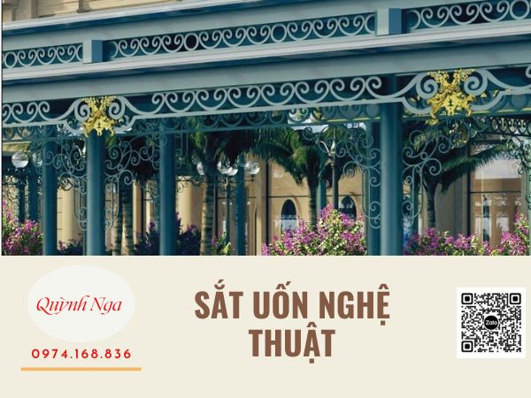 Mái hiên sắt uốn nghệ thuật