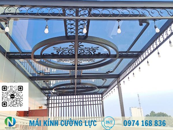 thi công mái kính cường lực tại tp thủ đức