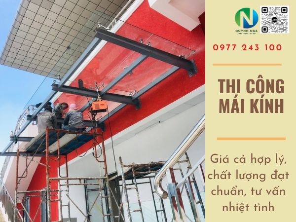 cung scấp lắp đặt mái kính lấy sang