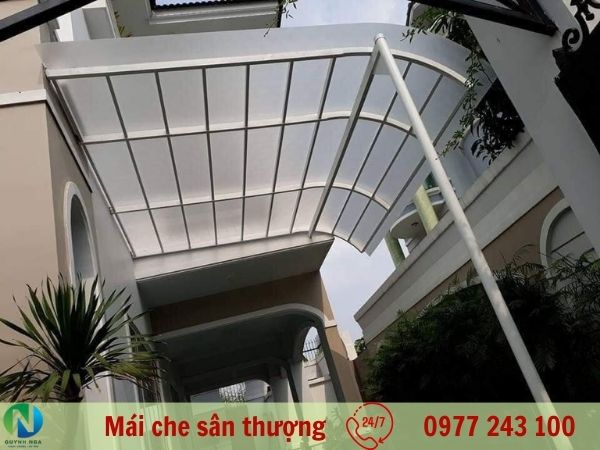 thi công mái vòm sân thượng