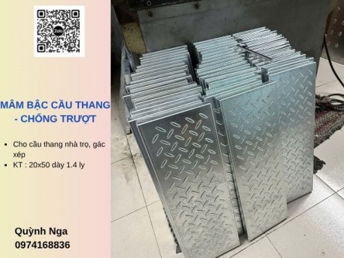 Mâm Bậc Cầu Thang Chống Trượt: Gia Công Dập Sẵn, Giá Xưởng Cho Thợ Cơ Khí