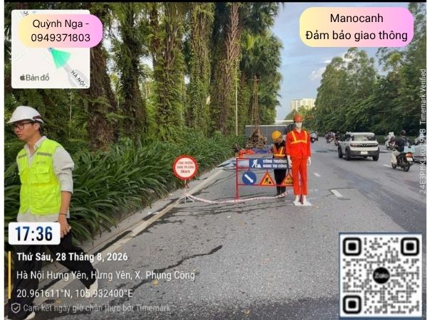 Manocanh - HÌnh nộm đảm báo giao thông