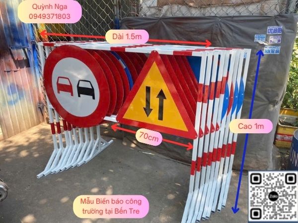 Mẫu biển báo công trường tại Bên Tre Mẫu biển báo công trường tại Bên Tre