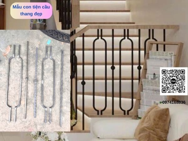 Mâu con tiện cầu thang đẹp tại Đồng Nai