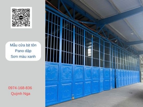 Cửa Sắt Bịt Tôn - Mẫu Mã Và Báo Giá