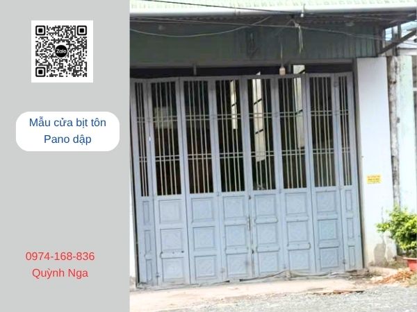 mẫu cửa sắt pano cửa sắt đơn giản