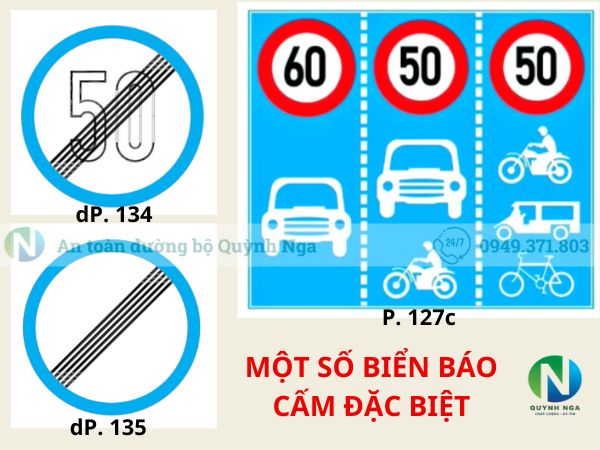 Một số biển báo cấm đặc biệt