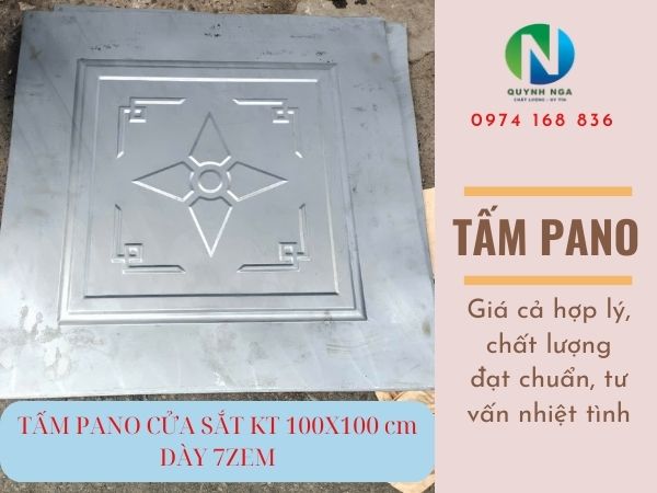 cung cấp tấm pano cửa sắt