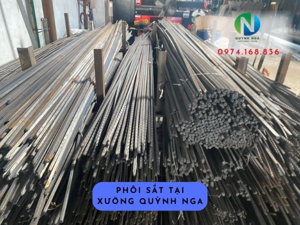 Phôi sắt các loại tại xưởng Quỳnh Nga