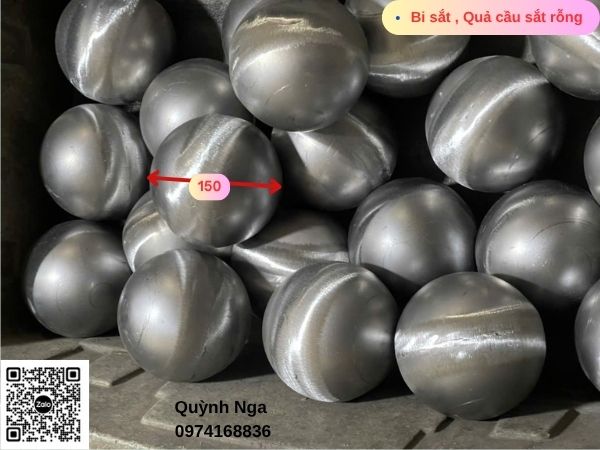 Quả cầu sắt rỗng phi 150