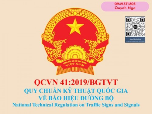 QCVN 41:2019/BGTVT - Quy Chuẩn Kỹ Thuật Quốc Gia Về Báo Hiệu Đường Bộ