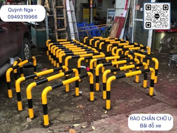 Rào chắn U cung cấp cho bãi đỗ xe tại Hà Nội