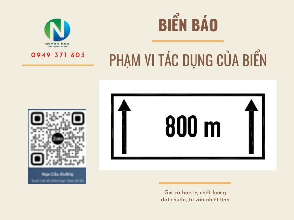 S.501 - Phạm vi tác dụng của biển