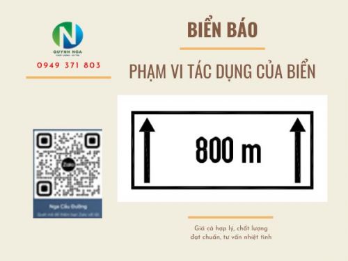 Biển Báo S.501 - Phạm Vi Tác Dụng Của Biển