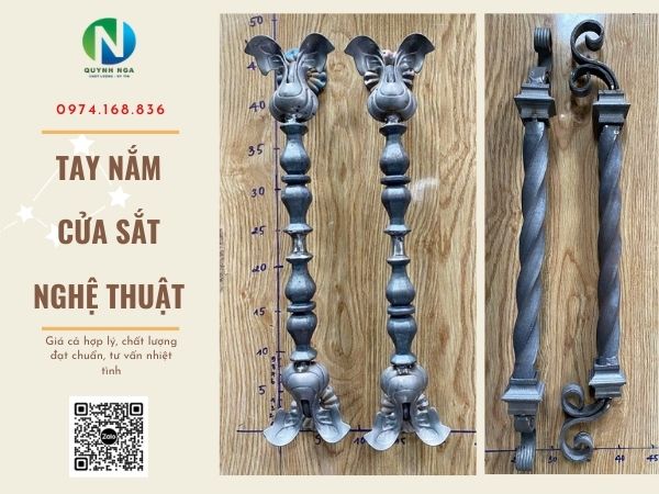 Tay nắm cửa sắt nghệ thuật