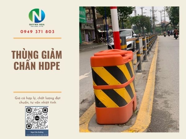 Thùng Giảm Chấn HDPE - Kích Thước Và Báo Giá