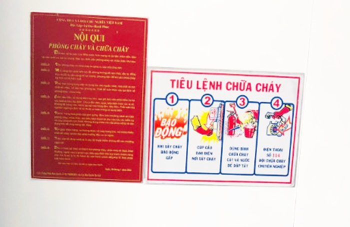 Tiêu lệnh chữa cháy mica