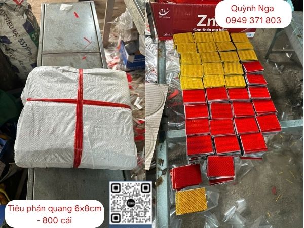 Tiêu phản quang 6x8 tại dự án Tuyên Quang