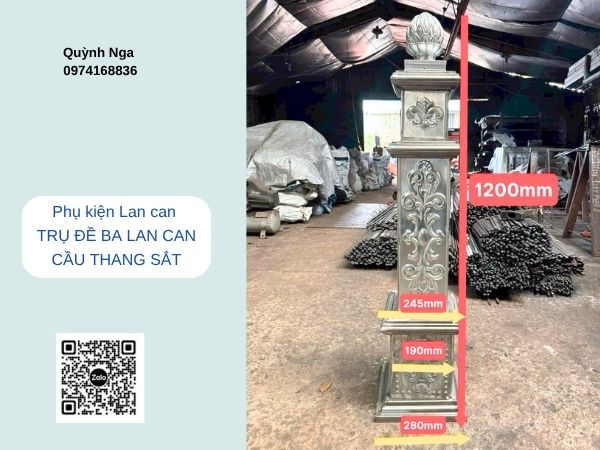 Mẫu Trụ Đề Ba Sắt Lan can Cầu Thang Mẫu Trụ Đề Ba Sắt Lan can Cầu Thang